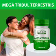 Mega Tribul Terrestris 850mg, Com Selo de Autenticidade - 90 cápsulas