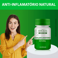 Anti-inflamatório Natural, com Selo de Autenticidade - 30 cápsulas