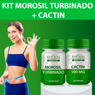 KIT Morosil Turbinado 30 cáps + Cactin 500mg 30 cáps 