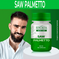 Saw Palmeto 160mg com Selo de Autenticidade - 120 Cápsulas