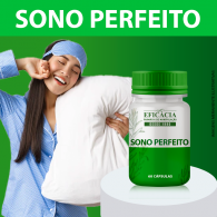 Tratamento para Sono Perfeito, Fórmula Premium - 60 cápsulas