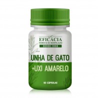 Unha de Gato 250mg + Uxi Amarelo 250mg, com Selo de Autenticidade  - 60 Cápsulas