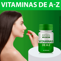 Multivitamínico de A a Z, Complexo Premium - 60 cápsulas