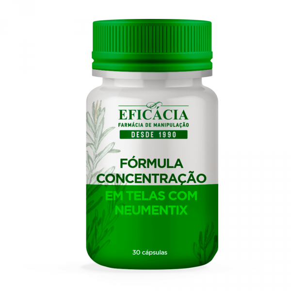 Fórmula Concentração em Telas com Neumentix™ - 30 cápsulas 