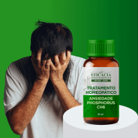 Tratamento Homeopático Ansiedade Phosphorus CH6 20ml 1