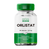 Farmácia Eficácia Orlistat 120mg, com Selo de Autenticidade - 60 Cápsulas