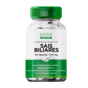 Farmácia Eficácia Sais Biliares 300mg - 60 cápsulas