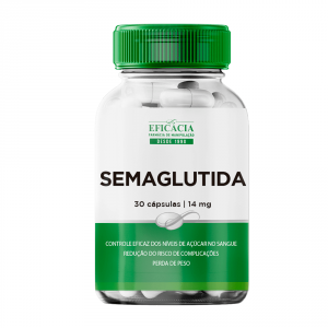 Farmácia Eficácia Semaglutida 14mg - 30 cápsulas