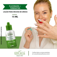 Fluconazol para Micose + Terbinafina - Loção para micose de unha - 15 ml