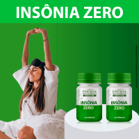 Insônia Zero, Composto Premium para o Sono - 30 cápsulas