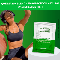 Queima10x Blend - Emagrecedor Natural by Micheli Sichieri - 30 sachês