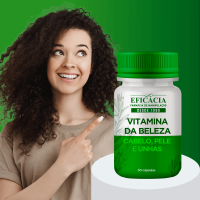 Vitamina da Beleza para Cabelo, pele e unha - 30 cápsulas